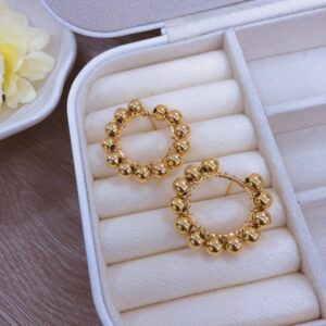 Topo Circulo Tejido en Balines Mediano