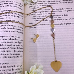 Set Corazones enlazados: Collar con topos