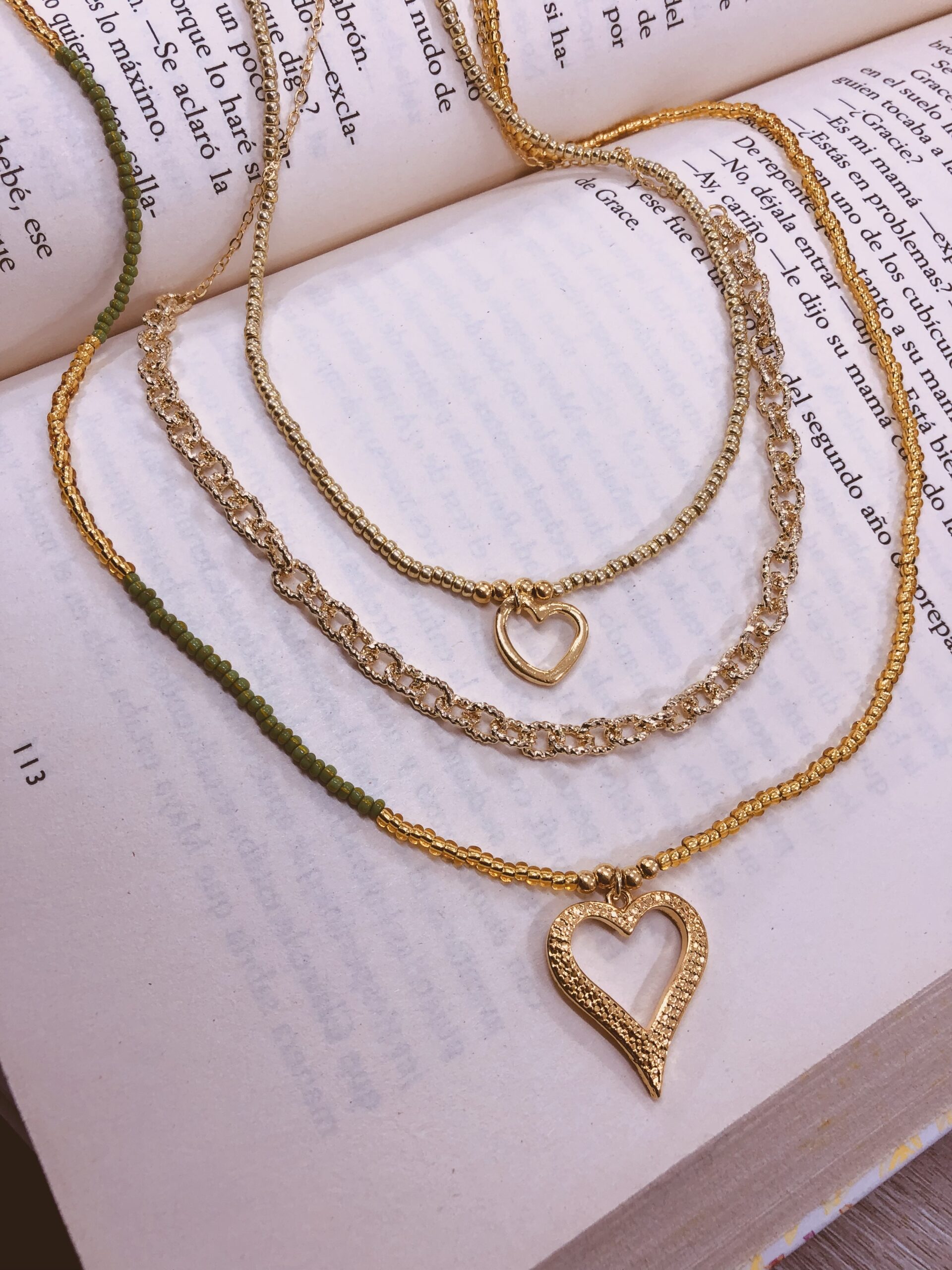 Collar Triple Coraz�n