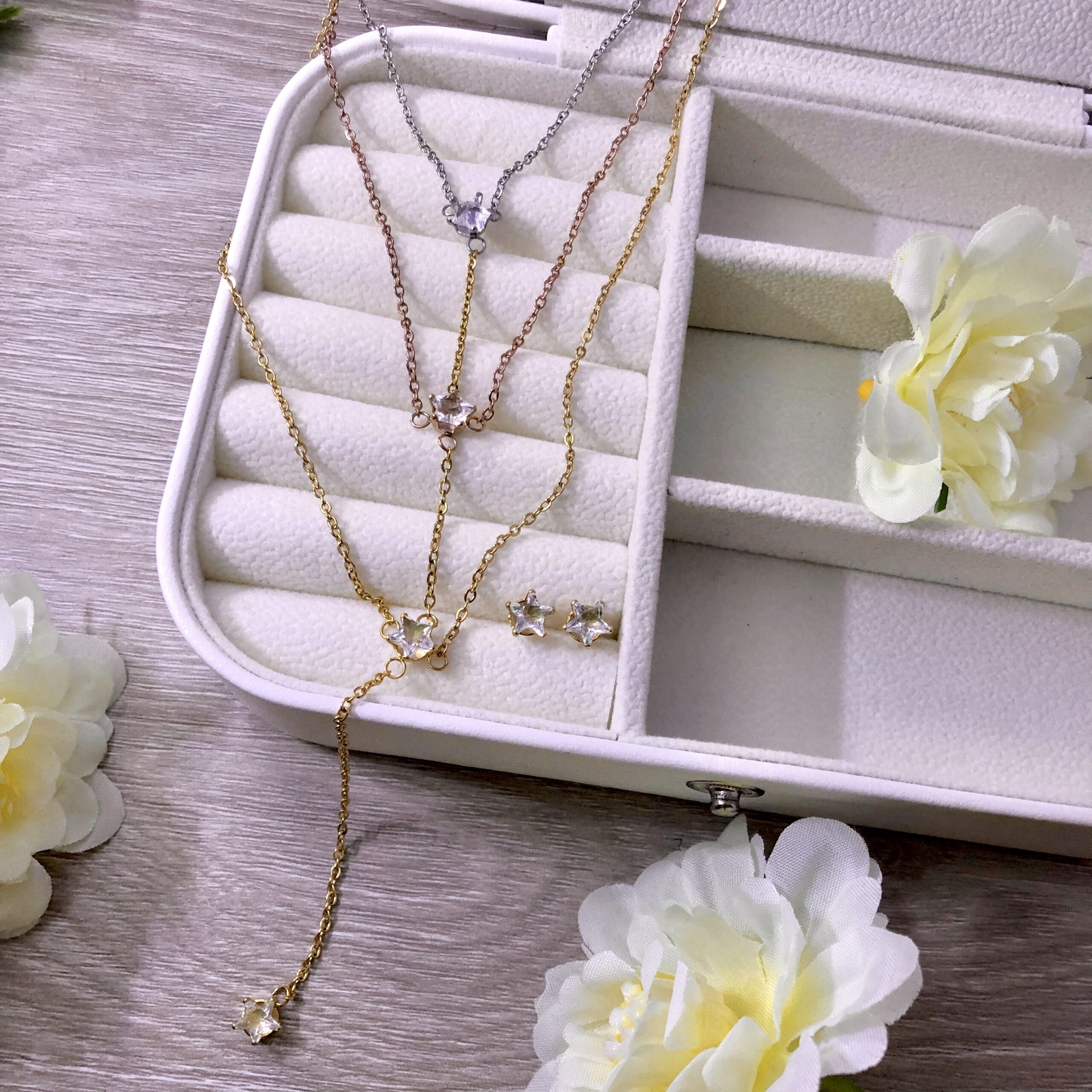 Set Goshenita Entrelazado: Collar con topos - Image 2