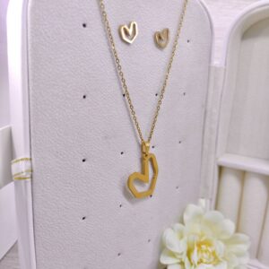 Set Coraz�n : collar con topos